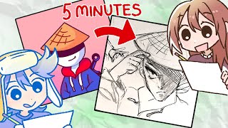 Drawing Our Viewers' OCs in 5 MINUTES