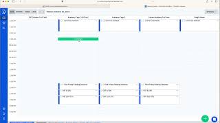 Facility Scheduling Tutorial