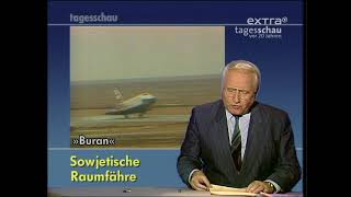 ARD Tagesschau vom 15.11.1988 - Buran Jungfernflug