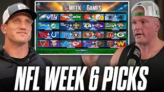 The Pat McAfee Show Picks & Predicts Every Game For NFL's 2025 Week 6 Weekend