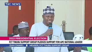 FCT Support Group For Tinubu Pledges To Back The APC Leader For 2023 Presidency