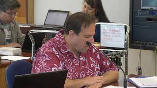 HSTA President Corey Rosenlee Testimony at BOE 9-15-2018