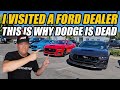 FORD DEALER VS DODGE DEALER! I'M BLOWN AWAY! V8's everywhere!