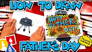 How To Draw A Father's Day BBQ - Folding Surprise