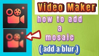 how to add blur (mosaic) on your video with Video Guru editor App