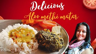 Delicious Aloo Methi Matar