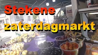 Groceries Moroccan products on the market of Stekene Belgium