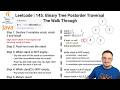 LeetCode 145. Binary Tree Postorder Traversal in Java (Iterative Solution)