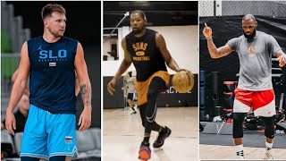 NBA Players Practice/workout for the New 2023-2024 Season {LeBron James, Kyrie, Kevin Durant}