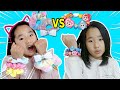 수지랑 엄마 헤어밴드 VS 팔찌 만들기 어떤게 더 이쁜가요? Suji and Mom Making character hairband bracelets