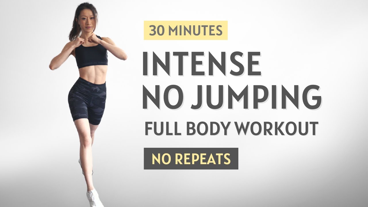 30 Min Low Impact Full Body Hiit Workout No Jumping Sweaty Cardio No