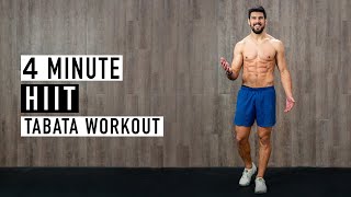 4 Minute- HIIT Tabata Workout (w/ Ash Crawford)