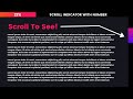 Page Scroll Progress Bar With Percentage | HTML CSS & Javascript