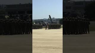 第4施設団長による巡閲【陸上自衛隊大久保駐屯地創立祭2022】