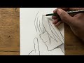 easy anime sketch for beginners how to draw anime mysterious boy step by step