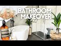 EXTREME BATHROOM MAKEOVER - on a budget before and after