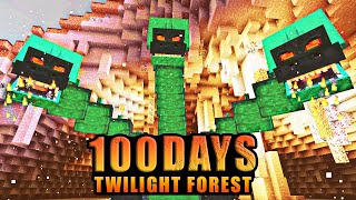 100 Days in Minecraft's Twilight Forest Mod