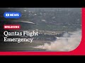 Qantas plane makes emergency landing in Sydney. ABC journalist Mark Willacy was onboard | ABC News