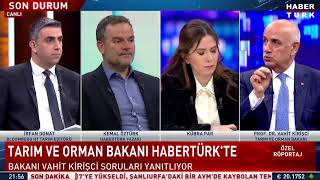 #CANLI - Tarım Bakanı Prof. Dr. Vahit Kirişci Habertürk TV'de...