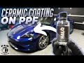 How to apply a ceramic coating on PPF (paint protection film) : Porsche Taycan Turbo