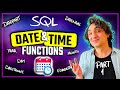 SQL Date & Time Functions | DATEPART, DATENAME, DATETRUNC, EOMONTH | #SQL Course 15