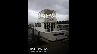 [UNAVAILABLE] Used 1987 Hatteras 36 Sedan Cruiser in Cambridge, Maryland