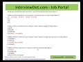 Java Interview Question And Answer String Class related interview questions and answers