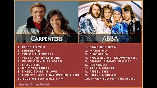 CARPENTERS AND ABBA NON-STOP GREATEST HITS