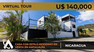 TOUR VIRTUAL Casa en Venta en Matagalpa Nicaragua @ U$140,000 | Casas en Venta en Matagalpa