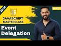 JavaScript Tutorial in Hindi #57 Event Delegation in JavaScript | Interview Questions