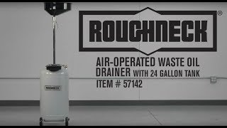 Roughneck Air-Operated Waste Oil Drainer  24-Gallon