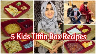 MONDAY TO FRIDAY 5 EASY KIDS TIFFIN BOX RECIPES | KIDS LUNCH BOX RECIPES | Taste Of Chennai