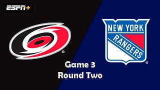 Highlights | Hurricanes vs. Rangers - Game 3 | Round Two, May 22, 2022, NHL