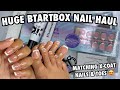 Huge BTArtbox Nail Haul | Pre French Tip Matching X-Coat Nails and Toes | Soft Gel Press On Nails