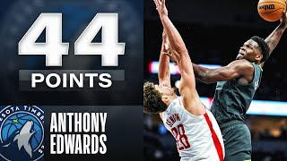 Anthony Edwards Scores SEASON-HIGH 44 PTS in Timberwolves W 🐜 | January 21, 2023