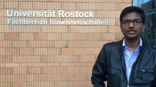 Deevakar Meghanadan, University of Rostock - Free Education in Germany