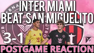 Inter Miami Beat San Miguelito: Postgame Reaction