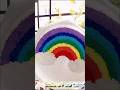 How to draw a rainbow using tissue paper🌈#art #viralshort #drawing #rainbow #crafting #craft #reels🌈