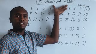 FAHAMU ZAIDI KUHUSU MZUNGUKO WA HEDHI NA JINSI YA KUHESABU