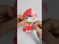 예뿍이 종이구관 과일코디~ 딸기코디 yeppug s paper doll ㅣ fruit fashion 종이인형 짧은동영상 shorts