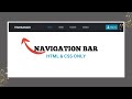 How to Create a Navigation Bar using HTML and CSS | Navbar CSS Tutorial | Tech Basics