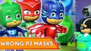 PJ Masks Creations 💜 Wrong PJ Masks! | STOP MOTION | Cartoons for Kids | Animati