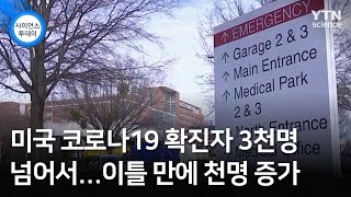 미국 코로나19 확진자 3천명 넘어서...이틀 만에 천명 증가 / YTN 사이언스