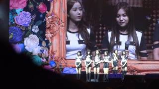 [Fancam] 170716 GFRIEND 1st Mini Concert in Hong Kong - Encore (Talking + \