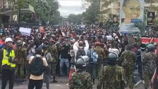 BREAKING LIVE: KENYA UNDER TENSION AS ANGRY GEN Z MEGA MAANDAMANO MONDAY KICK OFF IN CBD.