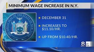 Minimum wage in upstate NY to increase to $11.10 next year
