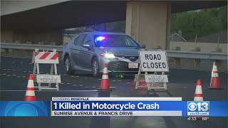 1 Dead After Motorcyle Crash In Roseville