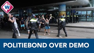 Nederlandse Politiebond over optreden tegen demonstrant met bloemen - OMROEP WEST