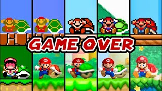 Evolution of Mario Hit by Koopa Shell Death Animations in Super Mario Bros. - 4K