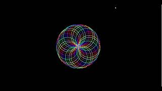 python turtle Spiral Circle